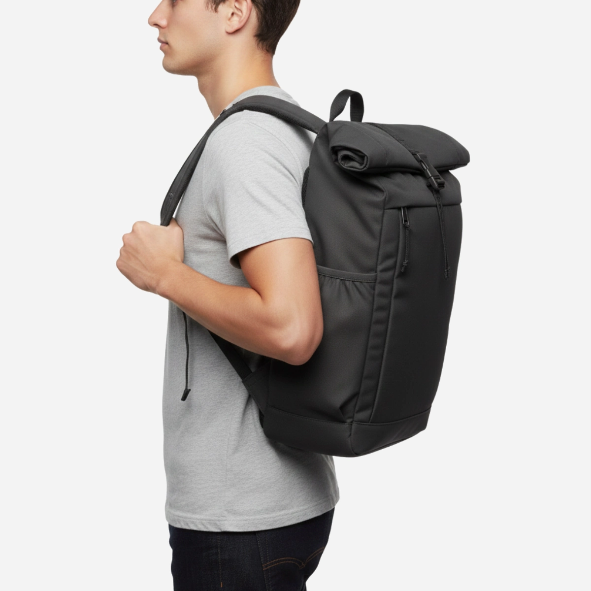 backpack-canvas-casual-model-side