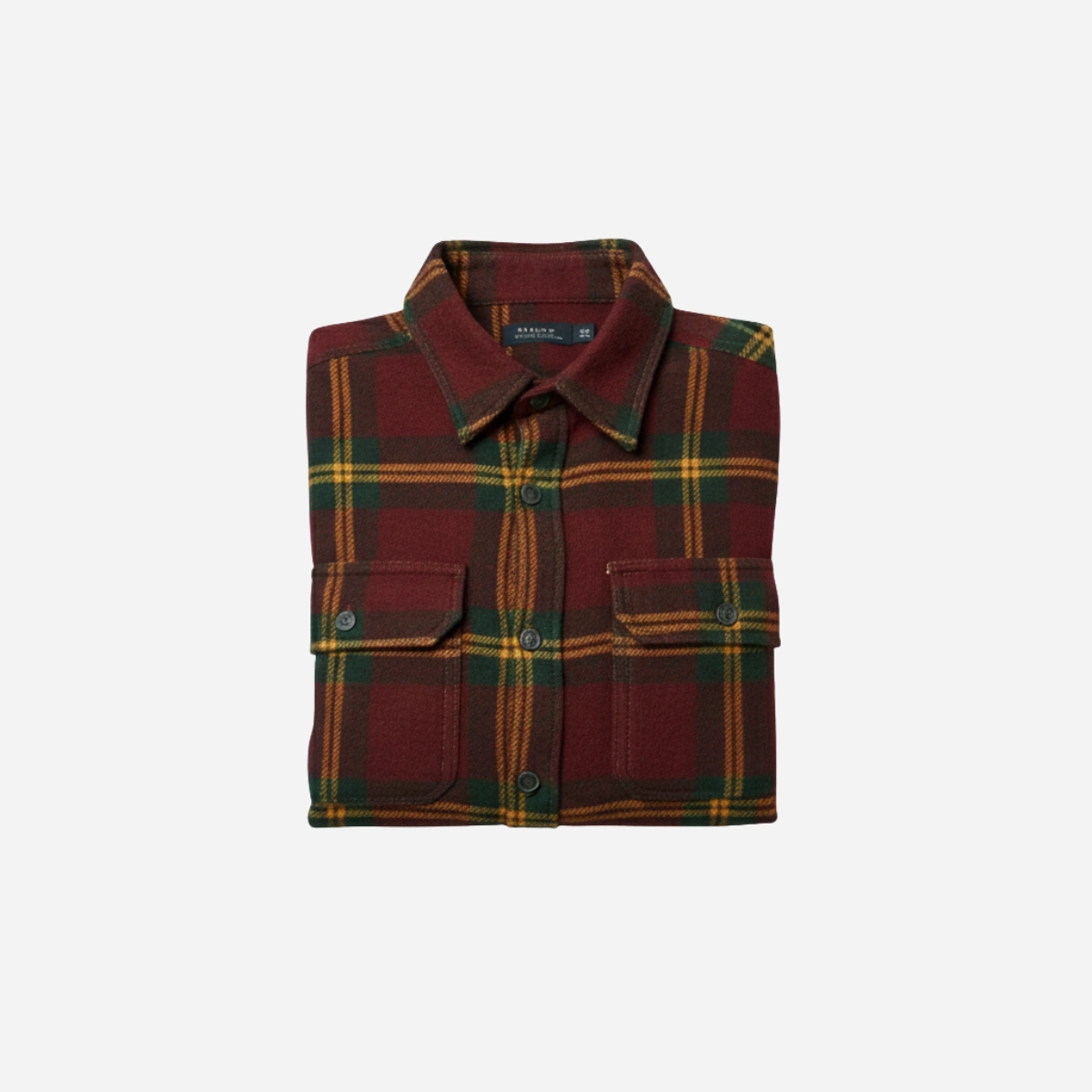 flanel-red-folded