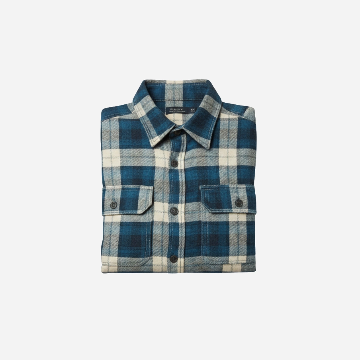 flannel-blue-folded