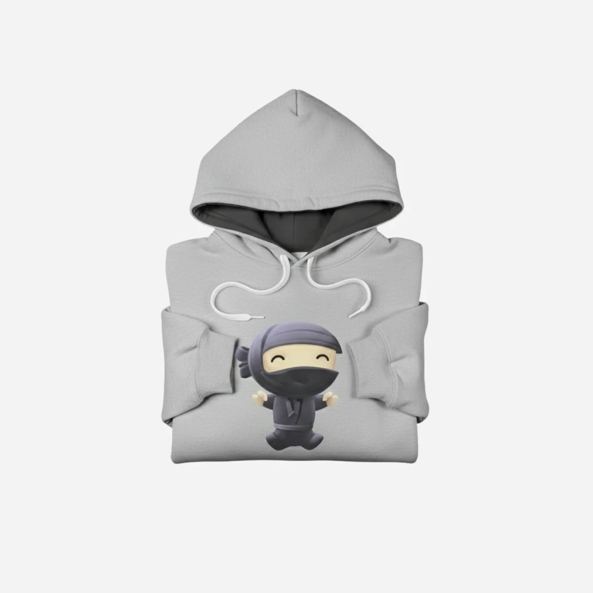 hoodie-ninja-gray-folded