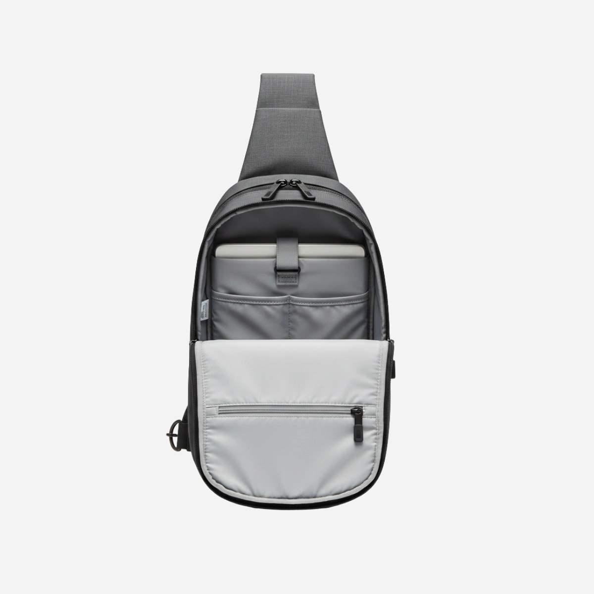 sling-bag-gray-model-front