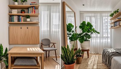 Featured image: Small Apartment Hacks: Make Your Studio Feel Twice the Size